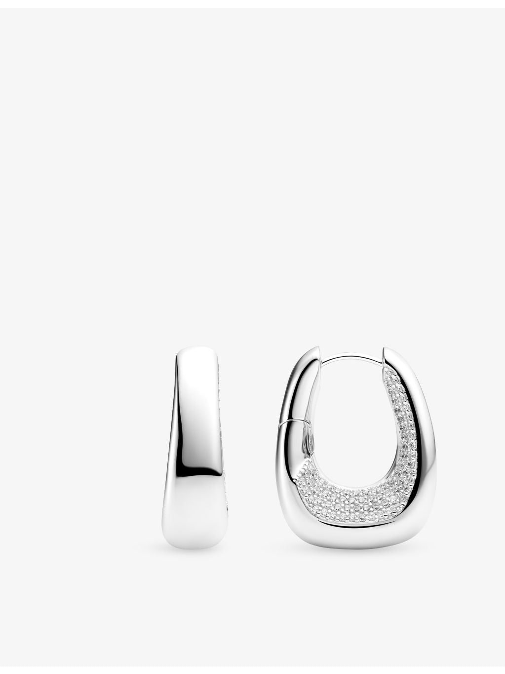 Sif Jakobs yellow gold plated sterling silver hoop earrings 23mm (British brand)