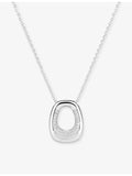 Sif Jakobs sterling silver cubic zirconia necklace 45cm - British product