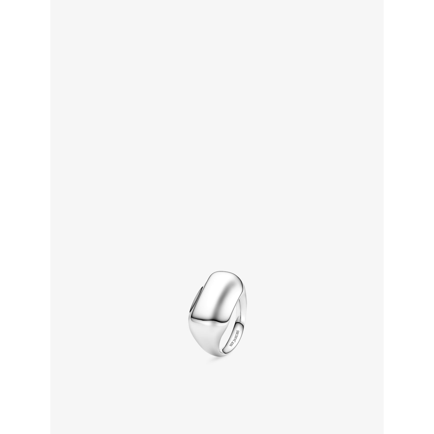 Borsa Pianura Rhodium-Plated Sterling-Silver Ring - K
