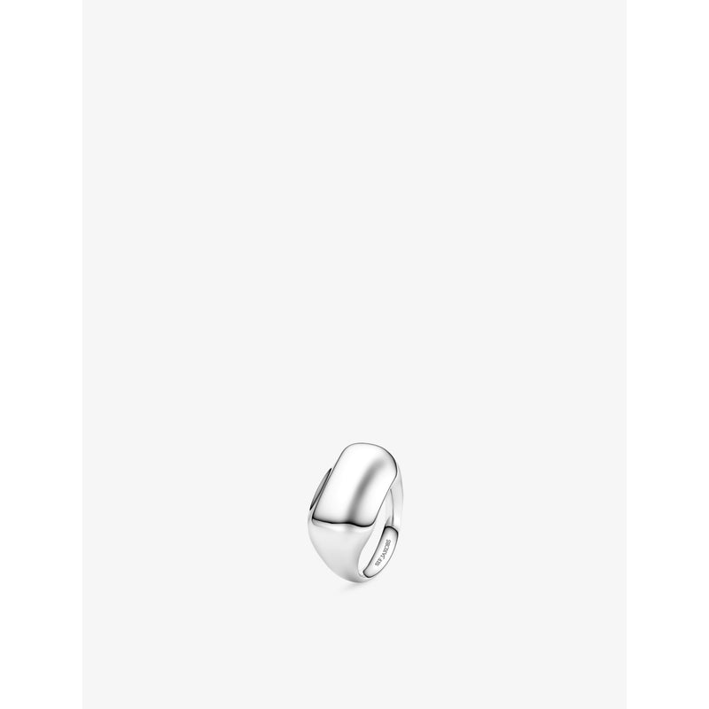 Borsa Pianura Rhodium-Plated Sterling-Silver Ring - K