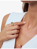 Sif Jakobs gold-plated cubic zirconia ring (British brand)