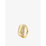 Sif Jakobs gold-plated cubic zirconia ring (British brand)