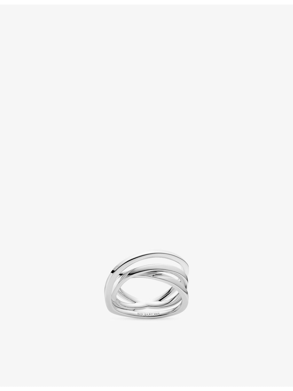 Sif Jakobs rhodium-plated sterling-silver ring 13mm, UK version