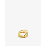Spirale Pianura 18ct Yellow Gold-Plated Sterling-Silver Ring - K