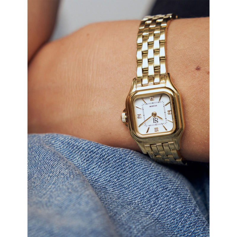 Sif Jakobs Fiorella stainless-steel watch 30mm (British brand)