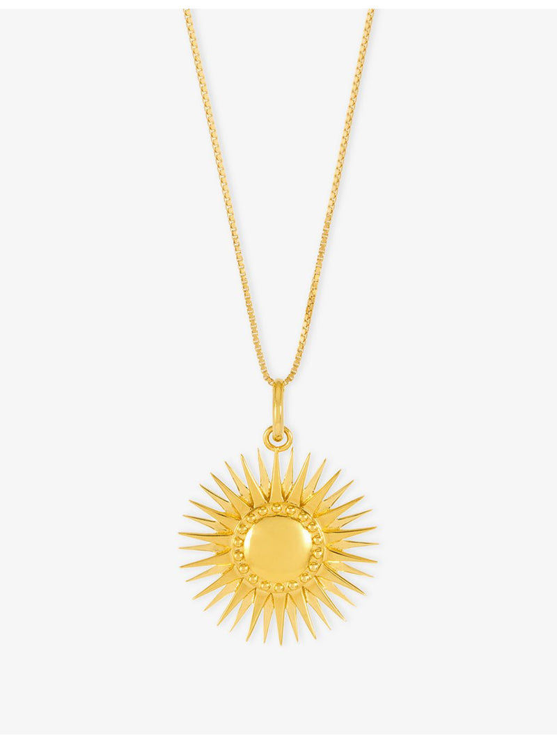 Rachel Jackson Electric Goddess necklace 22ct gold-plated sterling silver 56cm (British brand)