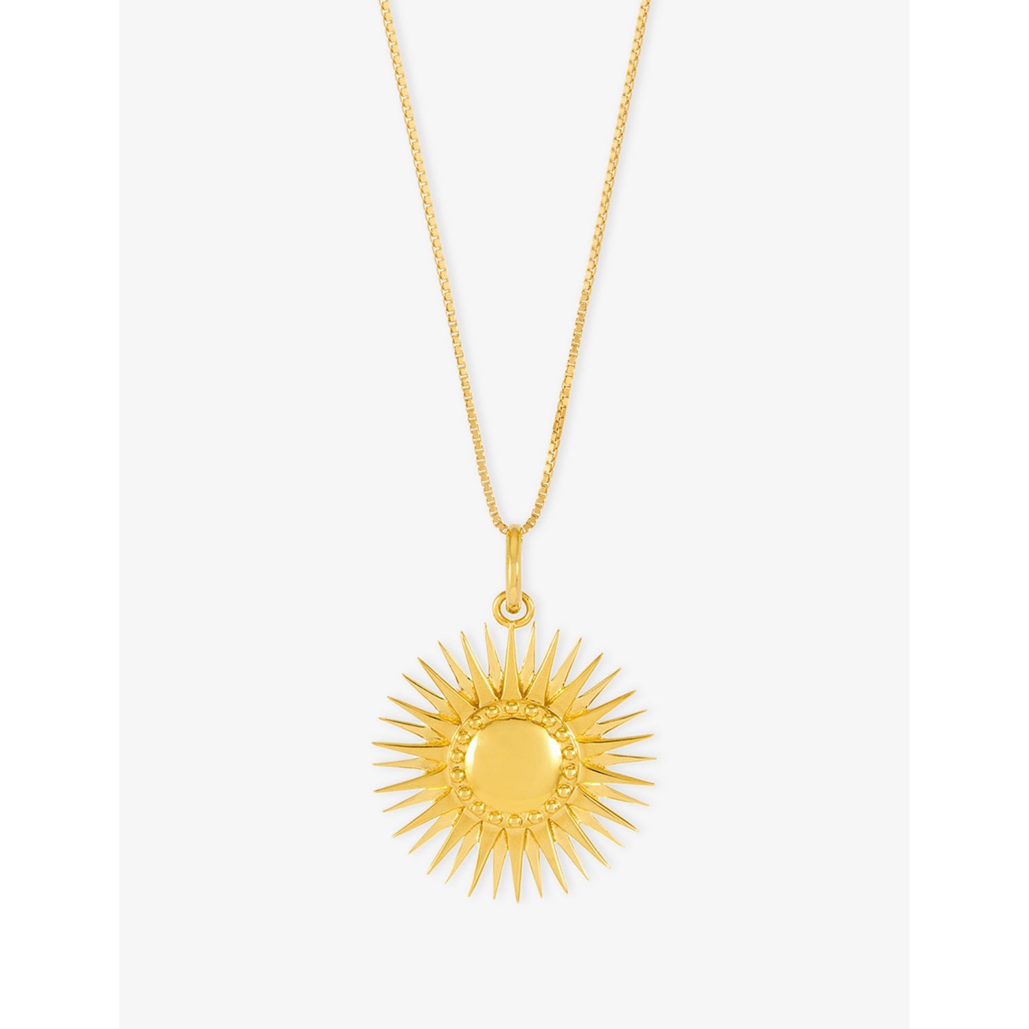 Rachel Jackson Electric Goddess necklace 22ct gold-plated sterling silver 56cm (British brand)