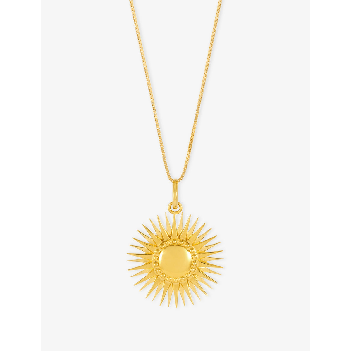 Rachel Jackson Electric Goddess necklace 22ct gold-plated sterling silver 56cm (British brand)