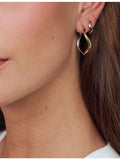 Sif Jakobs two-tone wave hoop earrings 25.5mm - British product