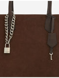 The Kooples Ming XL leather tote bag in 100% leather, UK version