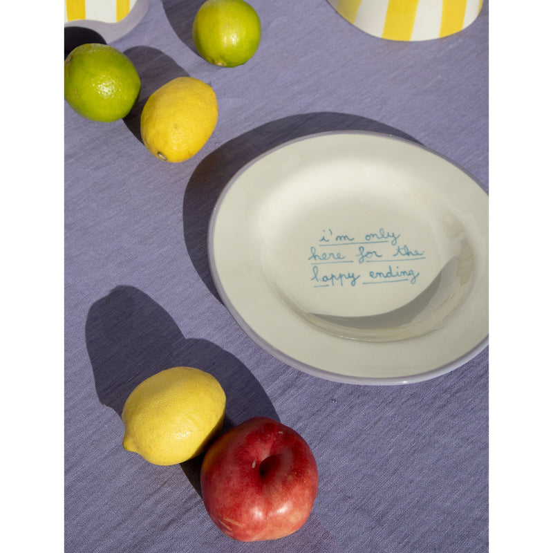 Laetitia Rouget stoneware dessert plate 20cm, imported from the UK