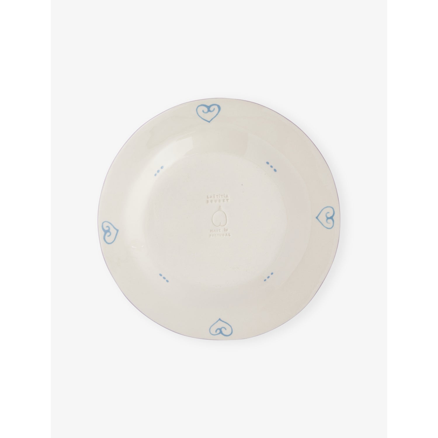 Laetitia Rouget stoneware dessert plate 20cm, imported from the UK