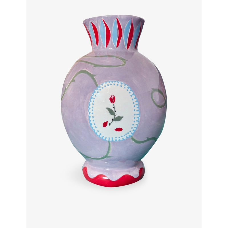 Disney x Laetitia Rouget Enchanted Rose lilac vase 28cm - British product
