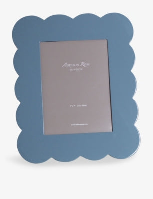 Addison Ross scallop lacquer photo frame 5x7, imported from the UK