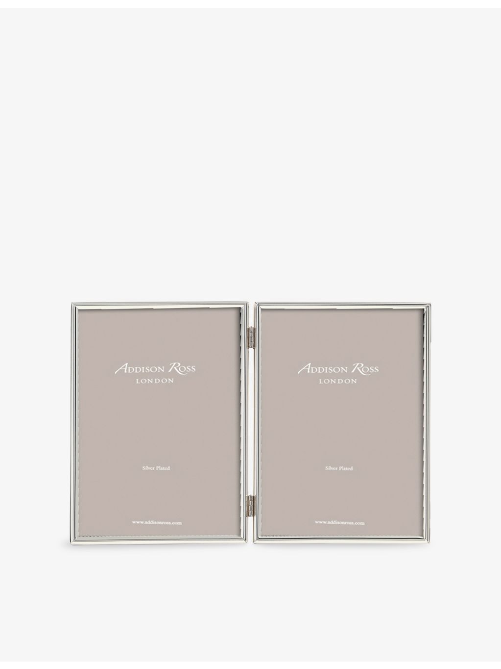 Addison Ross silver-plated double fine edge photo frame 5x7 - British product