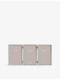 Addison Ross silver-plated triple photo frame 4x6 (British brand)