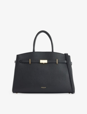 DeMellier Midi Hudson leather top-handle bag (British brand)