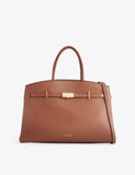 DeMellier Midi Hudson leather top-handle bag (British brand)