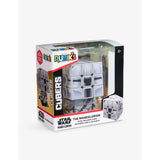 Rubik's 3x3 Mandalorian cuber toy with custom stand, UK version