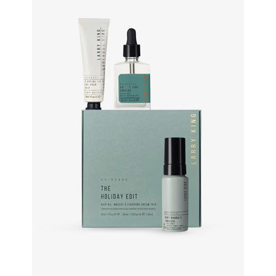 selfridges Larry King Haircare The Holiday Edit Hair Care Travel Set- Buy online at McGrocer