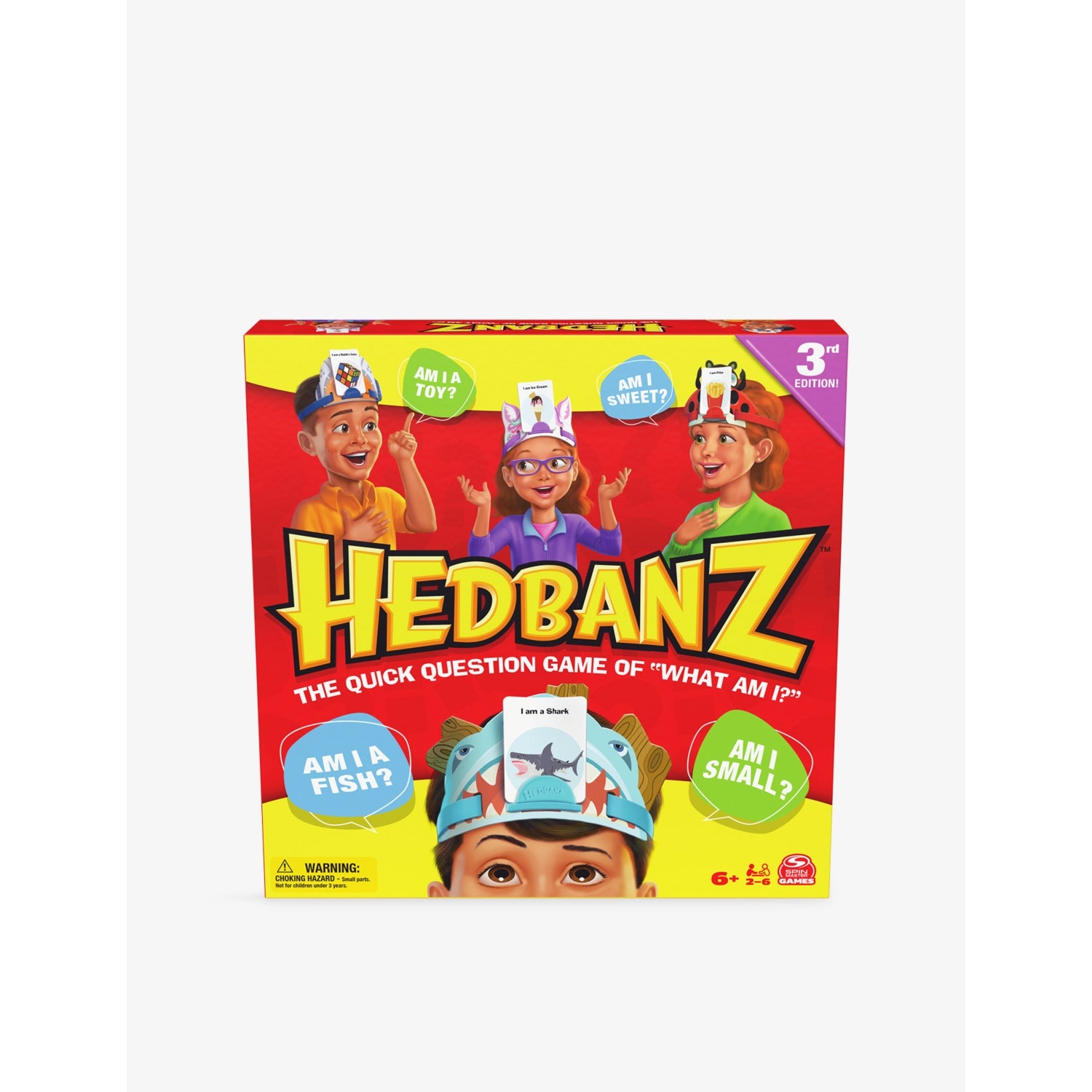 HedBanz game assortment with headbands and picture cards, imported from the UK