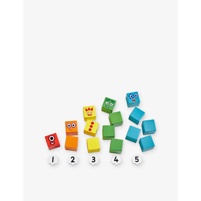Numberblocks wooden blocks One to Five playset - British product