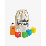 Numberblocks wooden blocks One to Five playset - British product