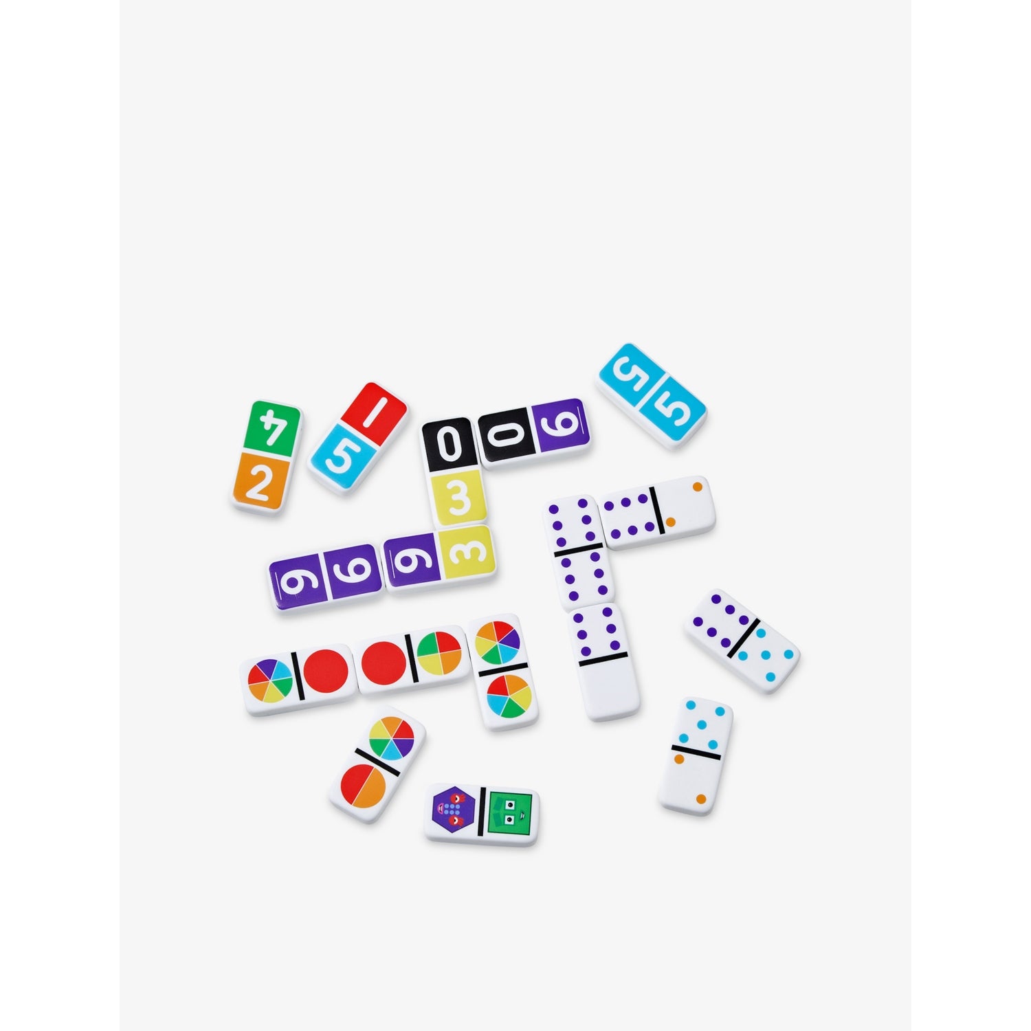 Numberblocks dominoes playset with 112 dominoes and carrier, UK version