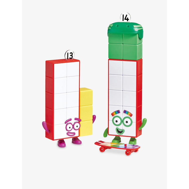 Numberblocks 13 and 14 figure pack 24cm, UK version