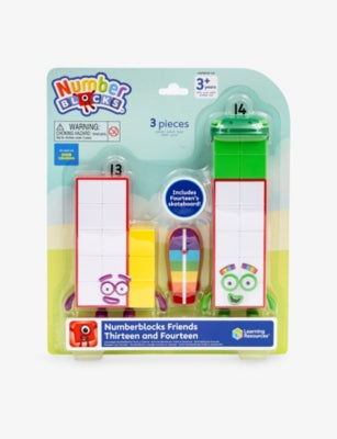 Numberblocks 13 and 14 figure pack 24cm, UK version