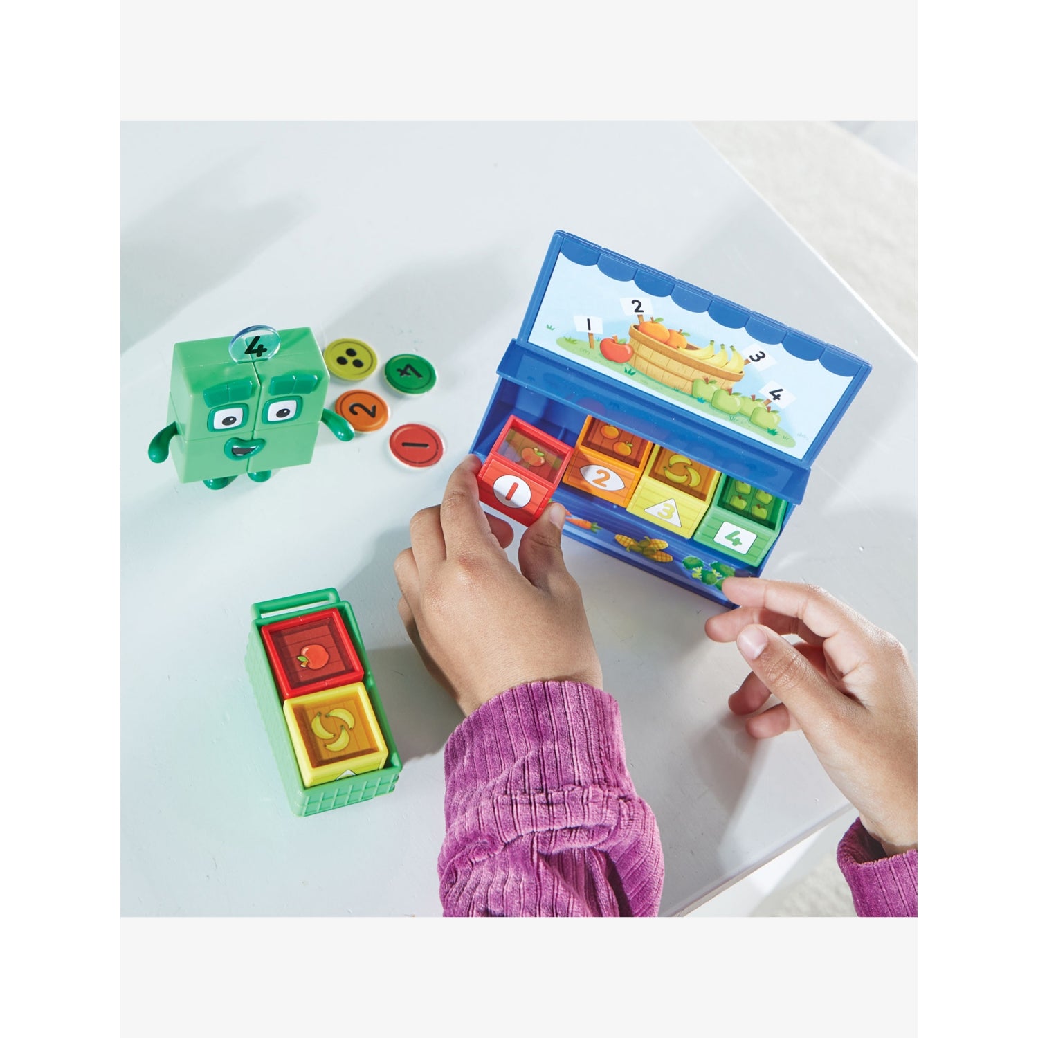 Numberblocks Add It Up Mini Market playset - British product