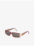Cazal pre-loved square acetate sunglasses (British brand)