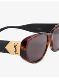 Pre-loved Saint Laurent cat-eye acetate sunglasses - British product