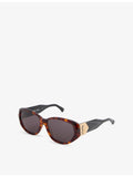 Pre-loved Saint Laurent cat-eye acetate sunglasses - British product