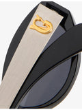 Versace pre-loved 90s oval-frame acetate sunglasses, UK version