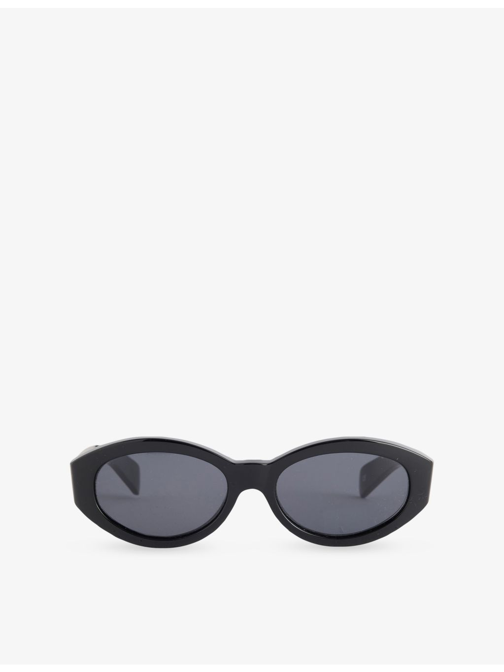 Versace pre-loved 90s oval-frame acetate sunglasses, UK version