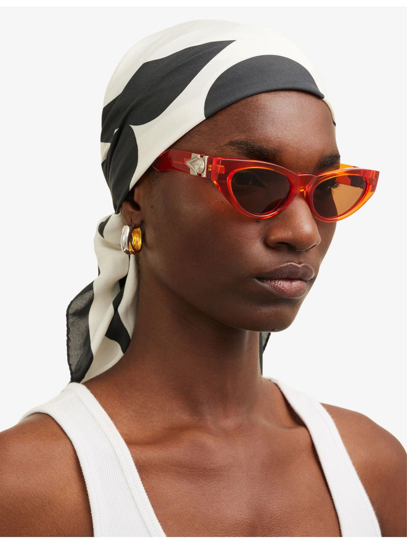 Versace 90s cat-eye acetate sunglasses, imported from the UK