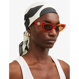 Versace 90s cat-eye acetate sunglasses, imported from the UK