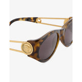 Versace pre-loved 90s oval-frame acetate sunglasses, UK version