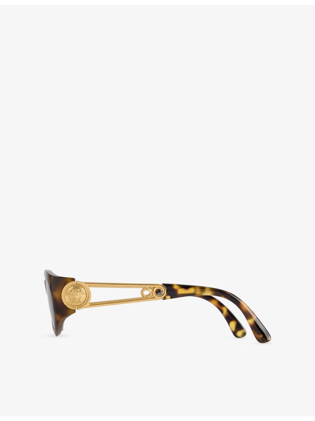 Versace pre-loved 90s oval-frame acetate sunglasses, UK version