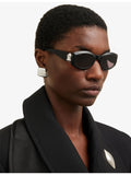Gianfranco Ferré pre-loved oval acetate sunglasses 90s, imported from the UK