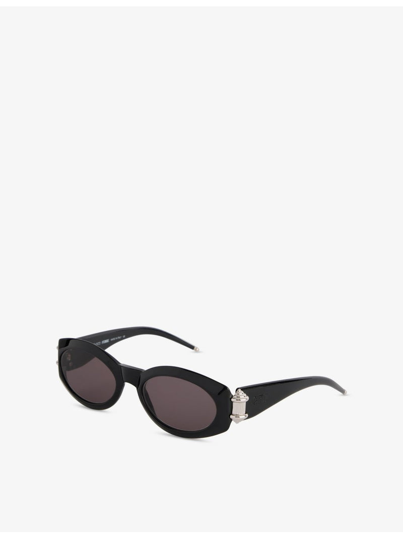 Gianfranco Ferré pre-loved oval acetate sunglasses 90s, imported from the UK