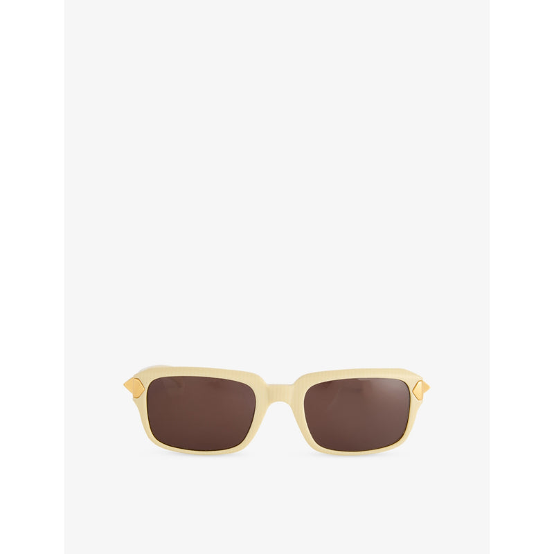 Gianfranco Ferré 90s rectangular acetate sunglasses, UK version