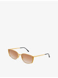 Laura Biagiotti rectangular acetate sunglasses with 5.5cm lens (British brand)