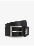 BOSS leather belt with logo keeper 4cm (British brand)