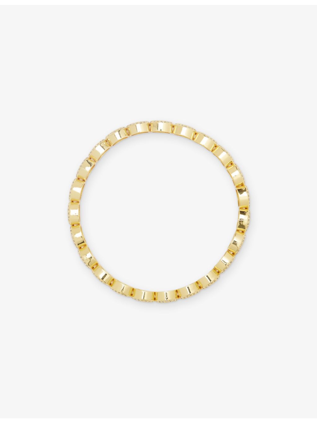 Lisa Gozlan Happy Face pavé cubic zirconia bracelet, UK version