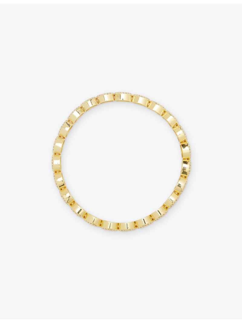 Lisa Gozlan Happy Face pavé cubic zirconia bracelet, UK version