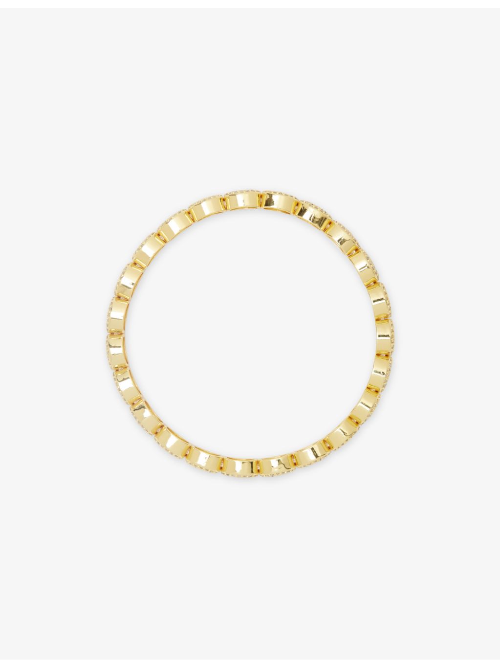 Lisa Gozlan pavé Happy Face bracelet with cubic zirconia, UK version