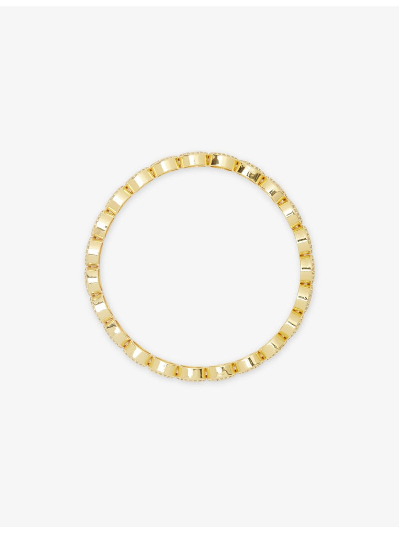 Lisa Gozlan pavé Happy Face bracelet with cubic zirconia, UK version