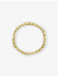 Lisa Gozlan 18ct gold plated cubic zirconia bracelet, imported from the UK